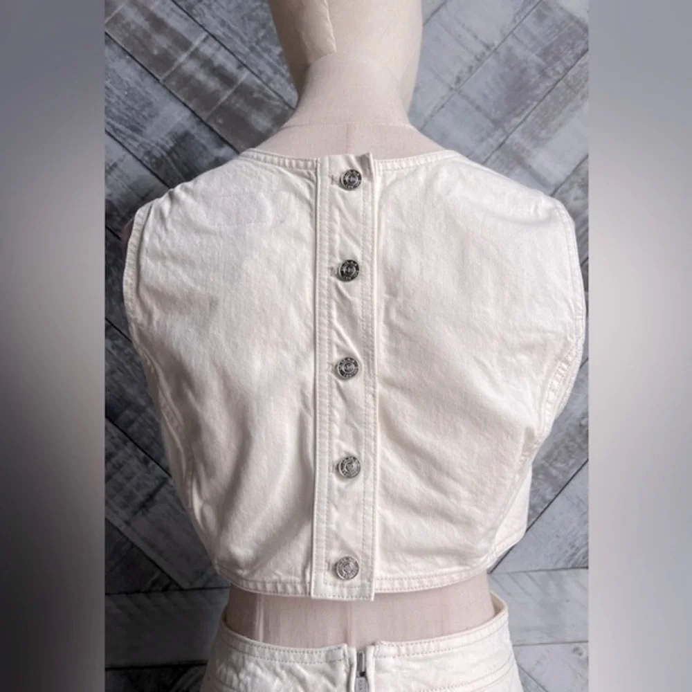 CURRENT/ELLIOTT NWT DENIM THE NIGHTFALL DRESS - - Picture 10 of 15